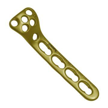 SMPL - Променева проксимальна пластина RIM, права, комбіновані отвори, з кутовою стабільністю, титан